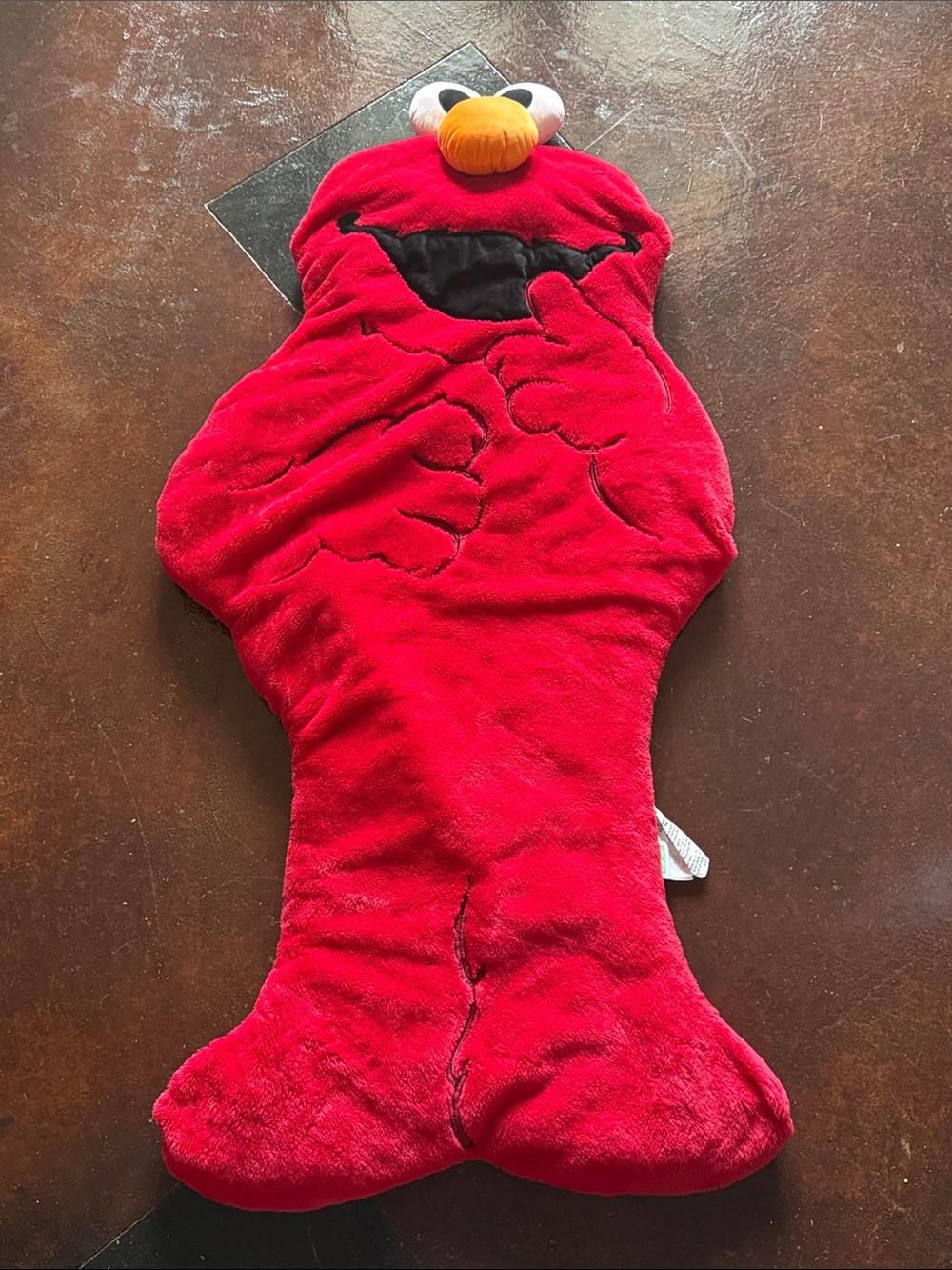Elmo Plush Character Sleeping Bag - Bright Red with Orange Nose